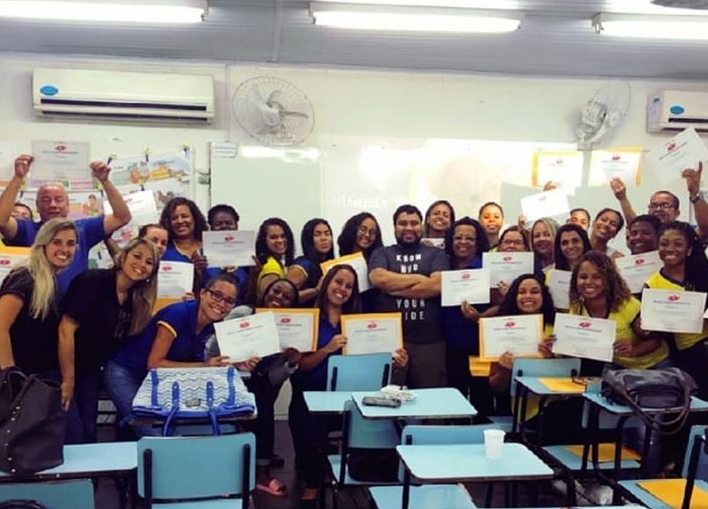 A equipe do Rocha Xavier participou de um curso de Primeiros